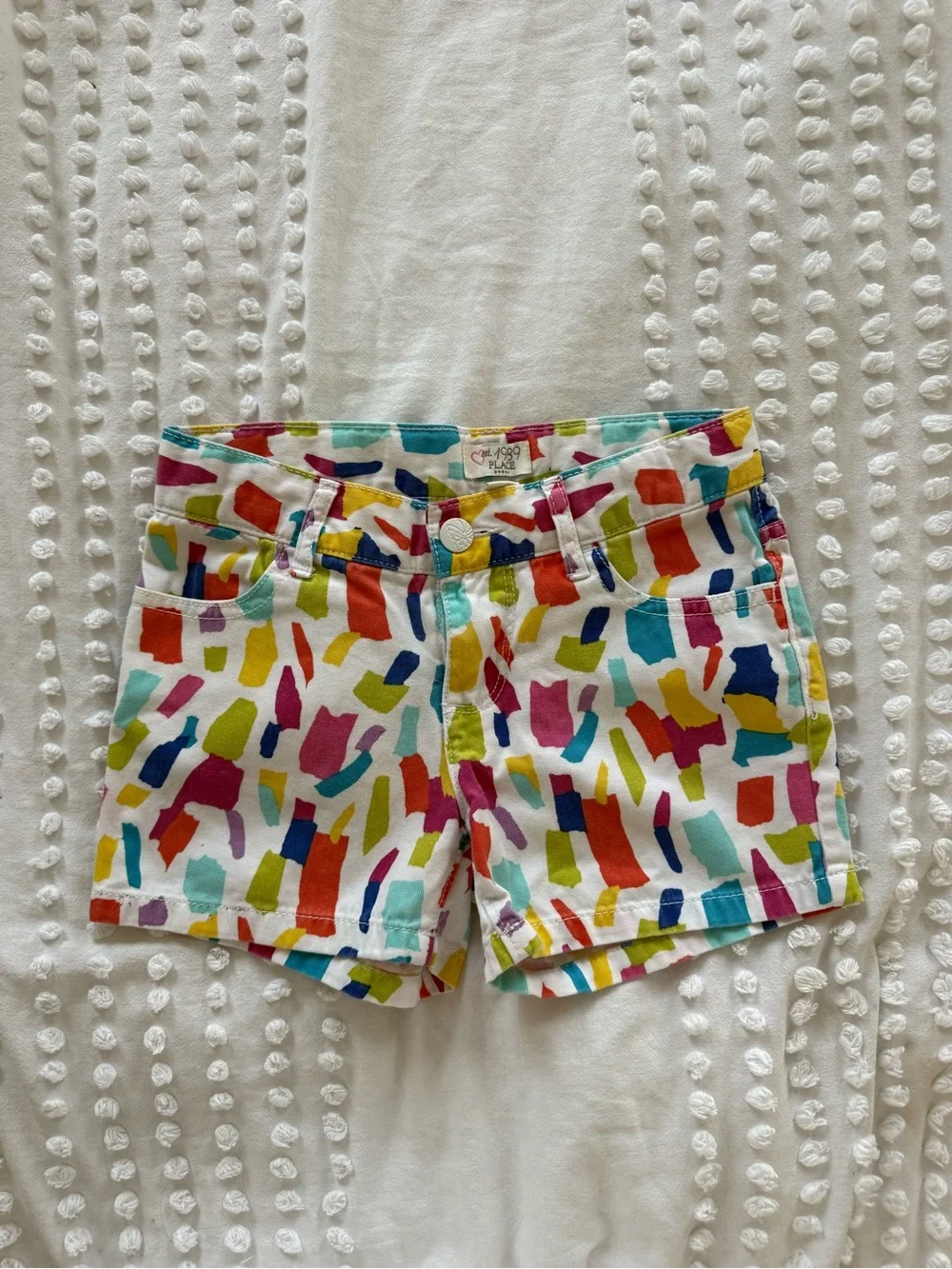 The Children's Place Multicolor Painted Brushstroke Shorts